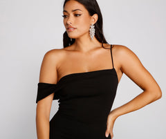 Lessie Formal Off The Shoulder Mermaid Dress Oshnow