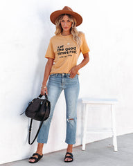 Let The Good Times Roll Cotton Blend Tee Oshnow