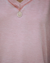 Lewie Unfinished Thermal Tee - Blush Oshnow