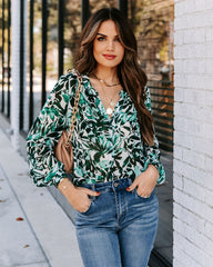 Lewyn Floral Damsel Blouse Oshnow