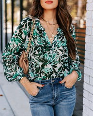 Lewyn Floral Damsel Blouse Oshnow