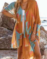 Lilith Printed Kimono - Maui Oshnow