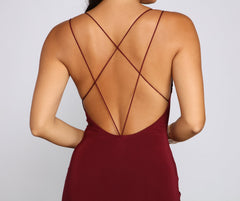 Lily Formal High Slit Dress Oshnow