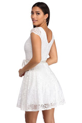 Lilyana Lace Party Dress Oshnow