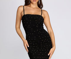 Liven The Night Ruched Mini Dress Oshnow