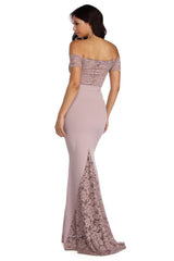 Lola Off The Shoulder Lace Dress Oshnow
