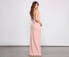 Lori Formal Asymmetrical Ruched Crepe Dress Oshnow