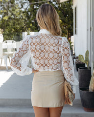 Lotte Wrap Mini Skirt - Taupe Oshnow