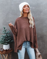 Lovell Boat Neck Thermal Knit Top - Wood Oshnow