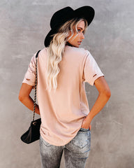 Loves Her Cubs Cotton Distressed Mama Bear Tee Oshnow