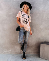 Loves Her Cubs Cotton Distressed Mama Bear Tee Oshnow