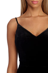 Lyanna Formal Velvet Mermaid Dress Oshnow