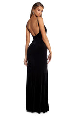 Lyanna Formal Velvet Mermaid Dress Oshnow