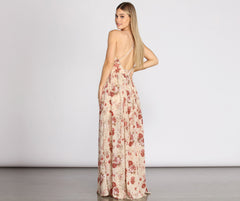 Lydia Floral A-Line Dress Oshnow