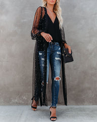 Lyrical Embellished Tulle Duster Oshnow