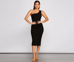 Maci Lace-Up Back Mermaid Dress Oshnow