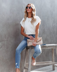 Maizy Knit Sweater Top - Ivory Oshnow