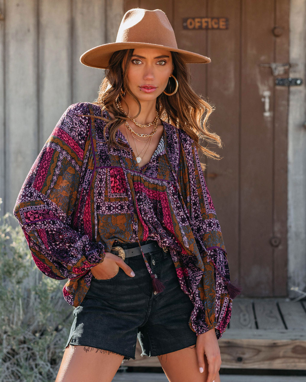 Make Magic Patchwork Tassel Top