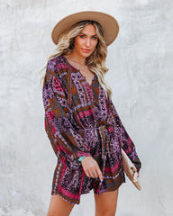 Make Magic Pocketed Patchwork Romper Oshnow