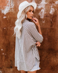 Malcolm Button Down Cotton Top Oshnow