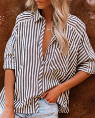 Malcolm Button Down Cotton Top Oshnow