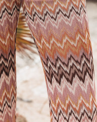 Margarite Chevron Wide Leg Pant Oshnow