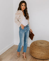 Maryland Cotton Crochet Bolero Oshnow