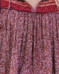 Maximus Printed Balloon Sleeve Top Oshnow