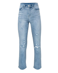 Mcguire High Rise Distressed Denim