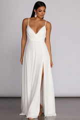 Melany Formal High Slit Dress Oshnow