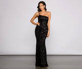 Meredith One-Shoulder Sequin Formal Dress Oshnow