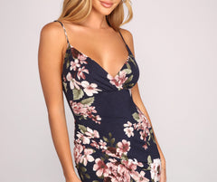 Mesmerizing Beauty Floral Mini Dress Oshnow