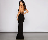 Mikayla Formal Backless Mermaid Dress Oshnow
