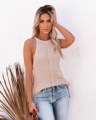 More Vacay Knit Tank Oshnow