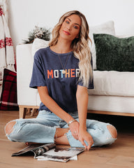 Mother Embroidered Cotton Tee Oshnow