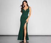 Nancy Formal High Slit Dress Oshnow