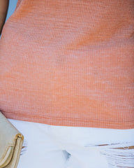 Natasha Cotton Blend Scoop Tank - Mauve Oshnow