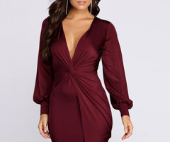 Natural Attraction Mini Knot Dress Oshnow