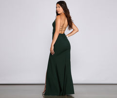 Nayeli Formal High Slit Mermaid Dress Oshnow