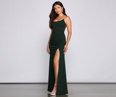 Nayeli Formal High Slit Mermaid Dress Oshnow