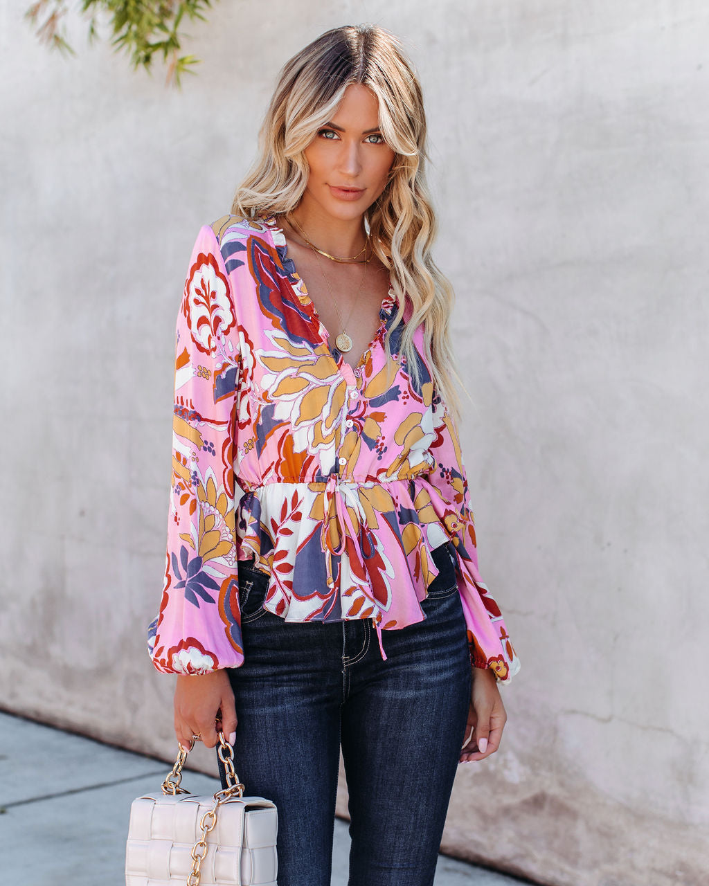 Never Too Much Adjustable Printed Top Oshnow