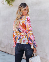 Never Too Much Adjustable Printed Top Oshnow