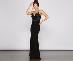 Nicola Scalloped Lace Mermaid Dress Oshnow