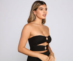 Nights Like This Cutout Mini Dress Oshnow