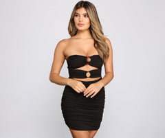 Nights Like This Cutout Mini Dress Oshnow
