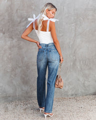 Nominee Organza Tie Bodysuit - Off White Oshnow