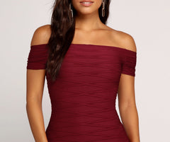 Off The Charts Mini Dress Oshnow