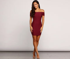 Off The Charts Mini Dress Oshnow