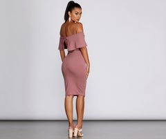 Outfit On Ponte Midi Dress Oshnow