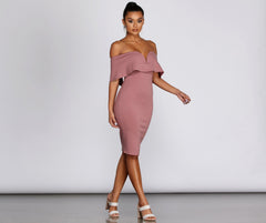 Outfit On Ponte Midi Dress Oshnow